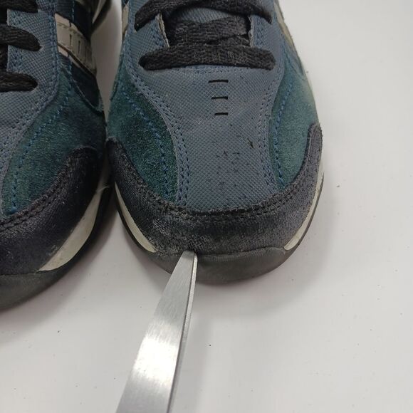 Skechers Larson Men's Suede Classic Fit Shoe. Blue/Gray. Size 7 - Picture 9 of 14